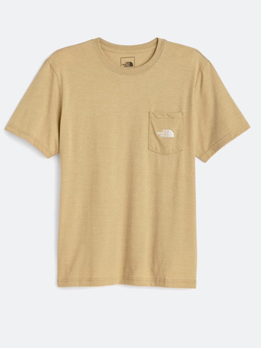 The North Face Men’s Short-Sleeve Pocket T-Shirt — Khaki Stone Heather